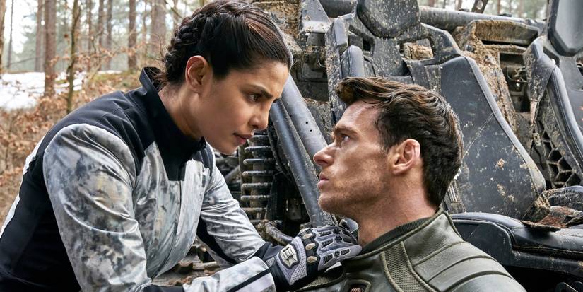 Richard Madden and Priyanka Chopra-Jonas in Citadel