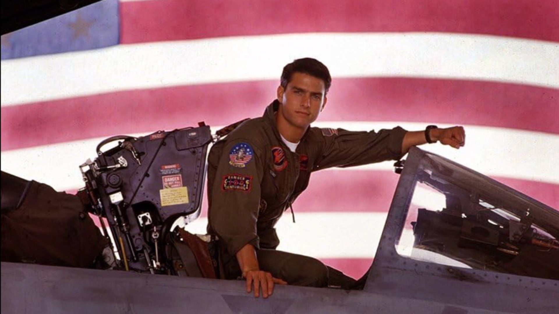 Tom Cruise como Maverick em Top Gun