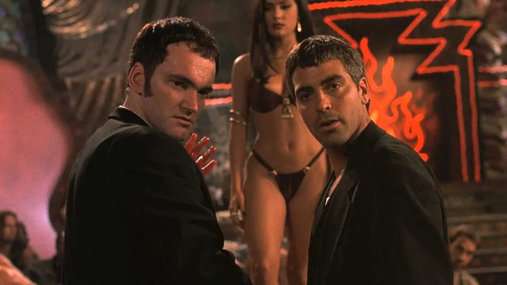 The Gecko brothers are shocked in From Dusk till Dawn