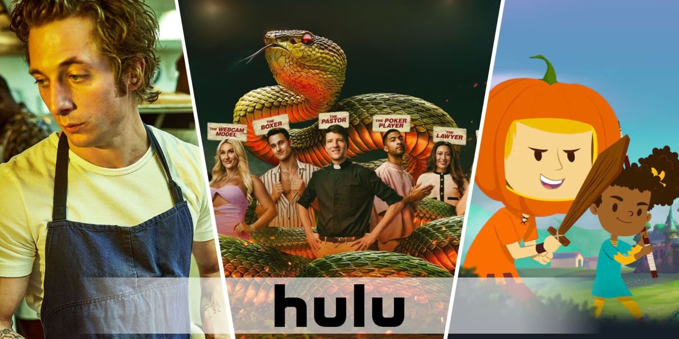A custom image of three TV shows including The Bravest Knight, The Snake, and The Bear