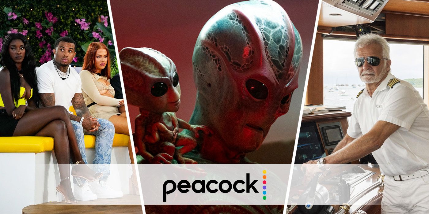 Collage of Below Deck, Love Island USA and Resident Alien