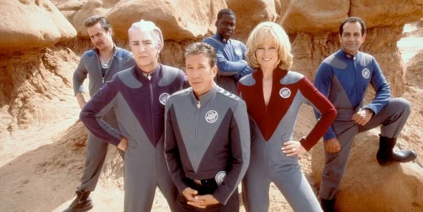The intrepid crew of the NSEA Protector in Galaxy Quest