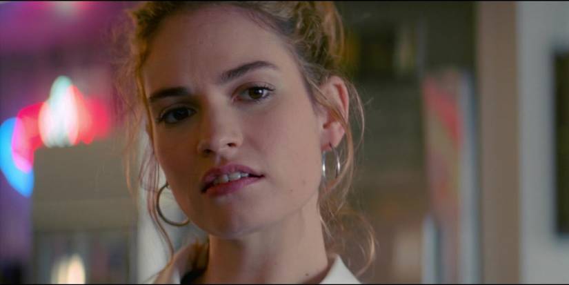 Lily James appears in Baby Driver
