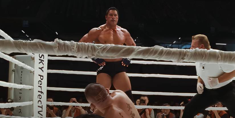 Dwayne Johnson in The Smashing Machine