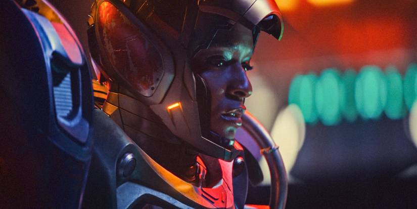 Dominique Thorne in Ironheart wearing her suit