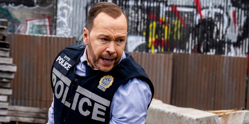 Donnie Wahlberg in Blue Bloods wearing a police vest