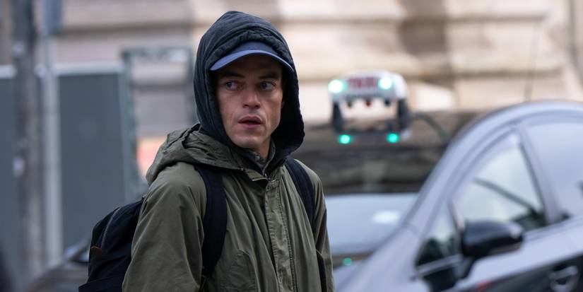 Rami Malek in The Amateur.