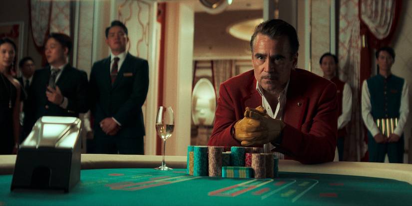Colin Farrell's Lord Doyle at the gambling table in Ballad of a Small Player