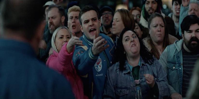 The Black Friday riot scene in Thanksgiving