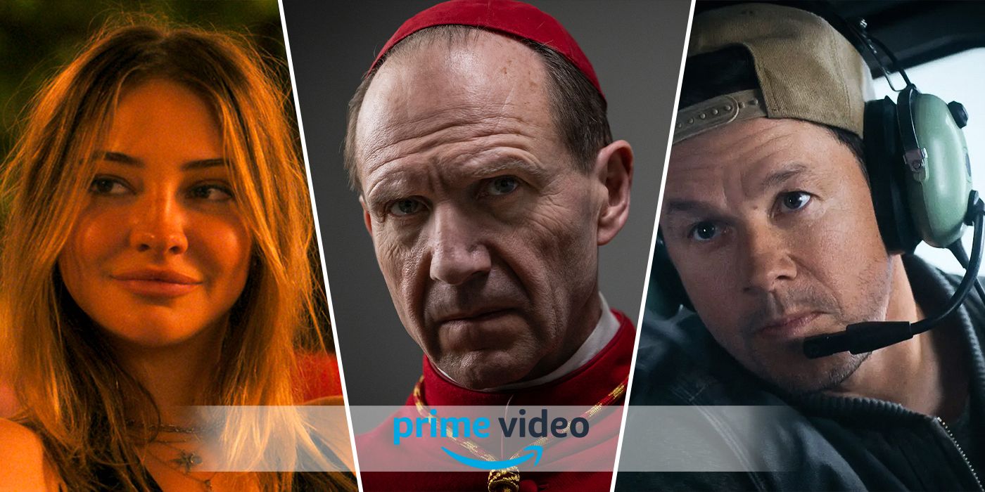 a custom image of Conclave with Ralph Fiennes, Flight Risk with Mark Wahlberg, The Map That Leads To You with Madelyn Cline