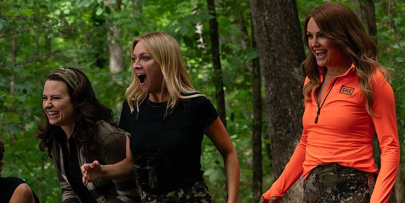 Brittany Snow and Stars of The Hunting Wives on Netflix