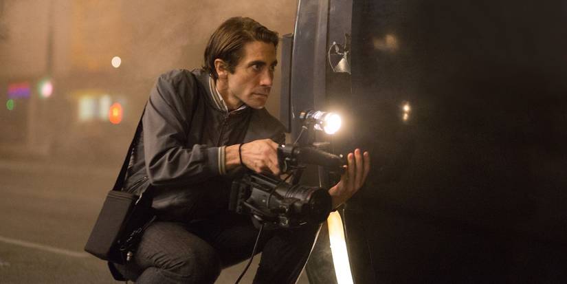 Jake Gyllenhaal as Louis Bloom in Nightcrawler