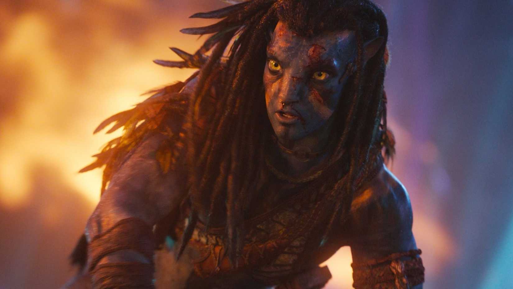 Jake Sully in Avatar Fire and Ash