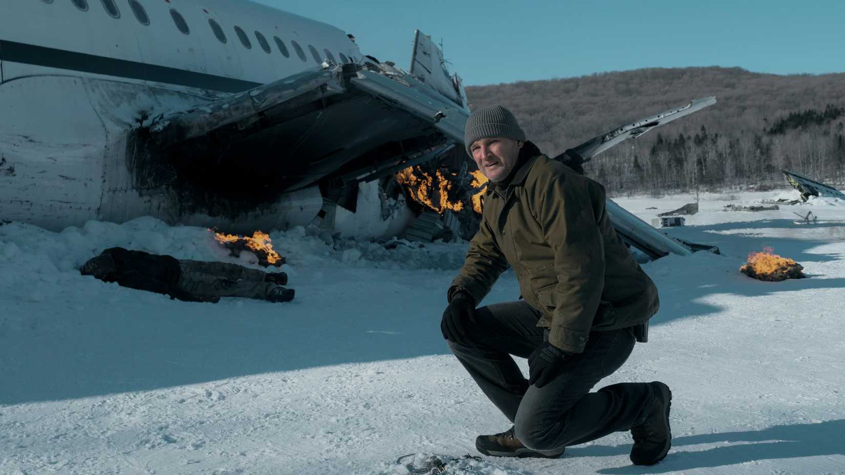 Jason Clarke near airplane crash in The Last Frontier