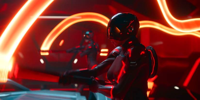 Suited-up characters in Tron: Ares