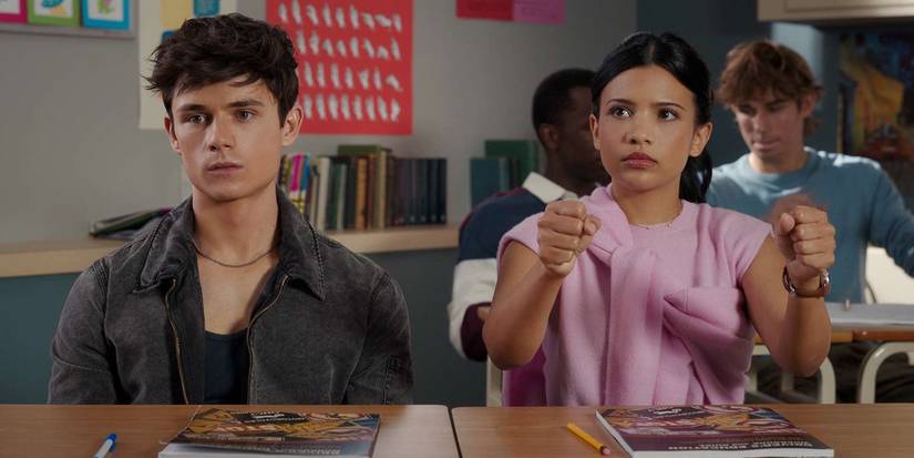 Ashby Gentry and Nikki Rodriguez as Alex and Jackie in My Life With the Walter Boys Season 2