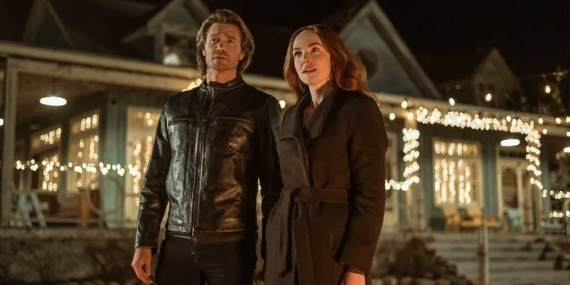 Chad Michael Murray and Morgan Kohan in Sullivan's Crossing