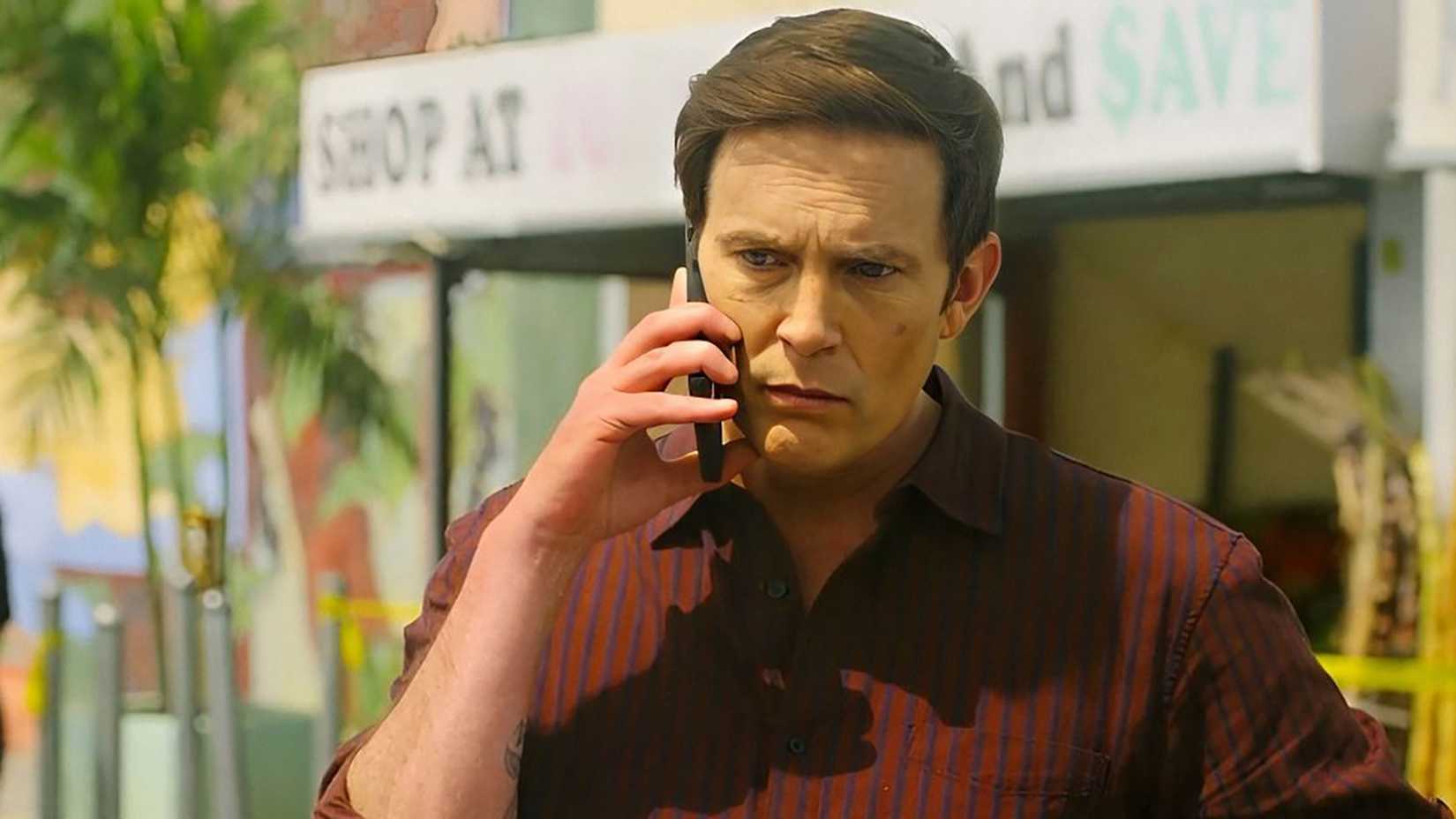 Joey Quinn on the phone in Dexter: Resurrection