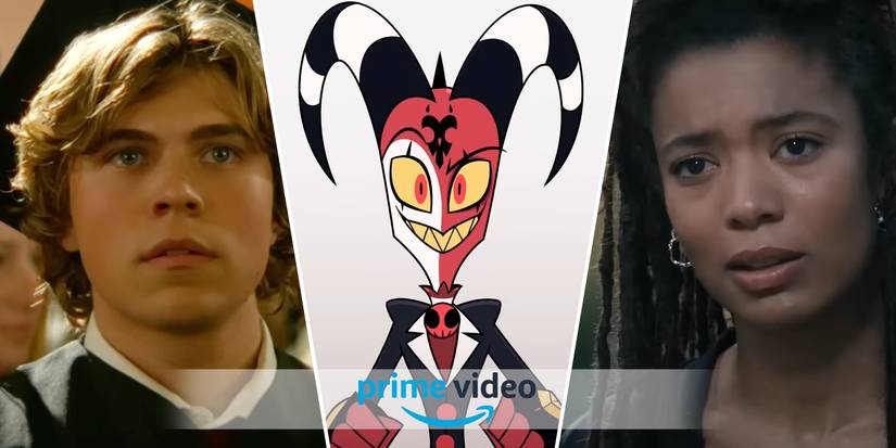 a custom image of The Runarounds with character Cameron Webber played by William Lipton, Helluva with character Blitzo played by Rogers, Boss Gen V with character Marie Moreau played by Jaz Sinclair