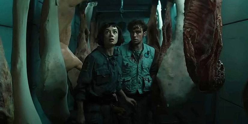 Alex Lawther and Sydney Chandler in Alien: Earth