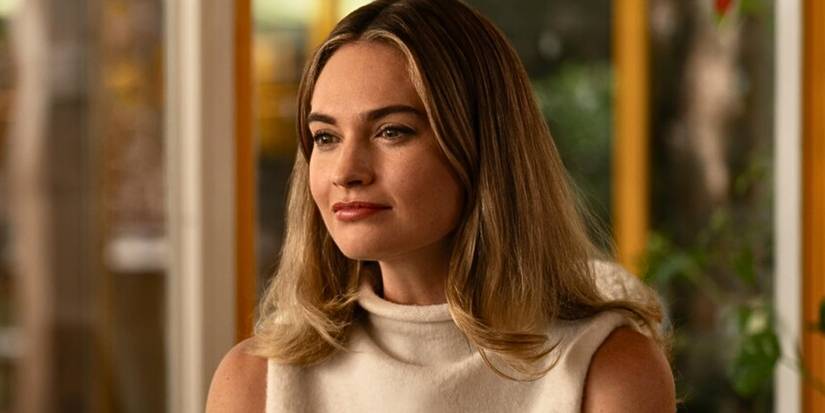 Lily James in Swiped-1