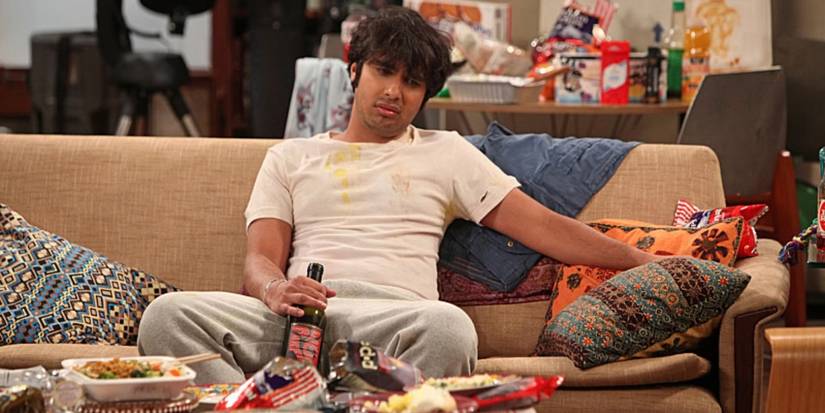 Raj becomes love sick in The Big Bang Theory 