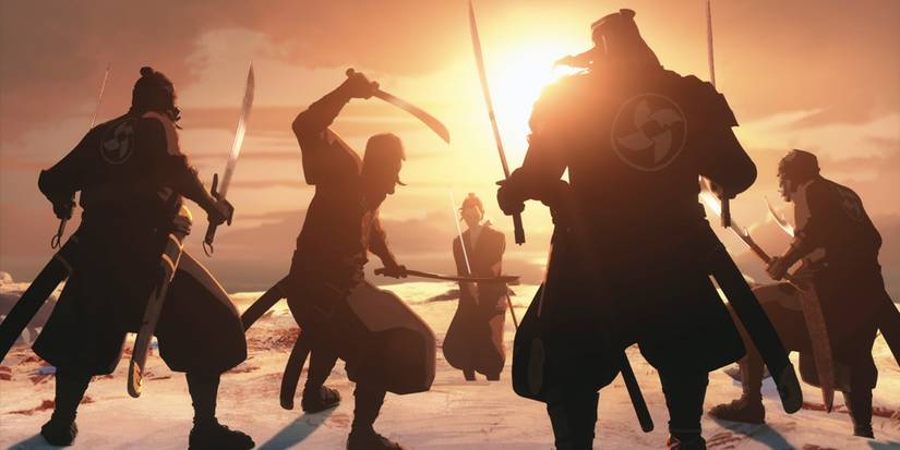 Still from Blue Eye Samurai.