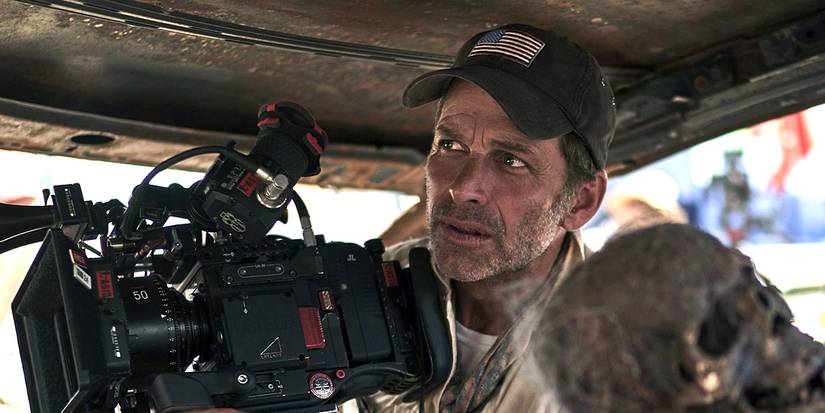 Zack Snyder on the set of Army of the Dead.