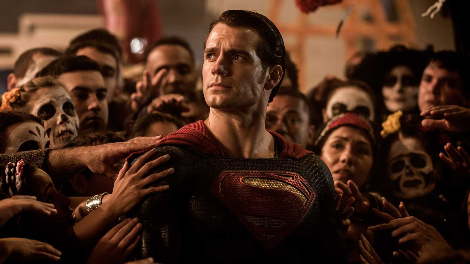 Henry Cavill in Batman v Superman.