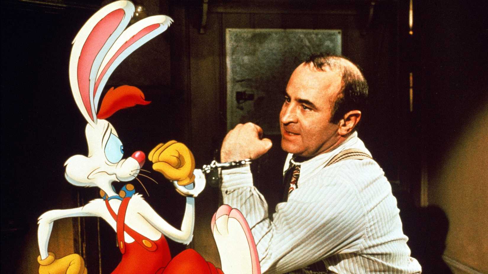 Bob Hoskins as Eddie Valiant in Who Framed Roger Rabbit