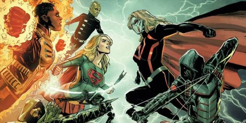 Crisis on Earth X artwork for Arrowverse