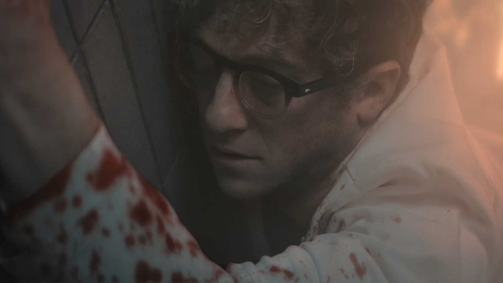 Thomas Godolkin passed out in a flashback in Gen V.