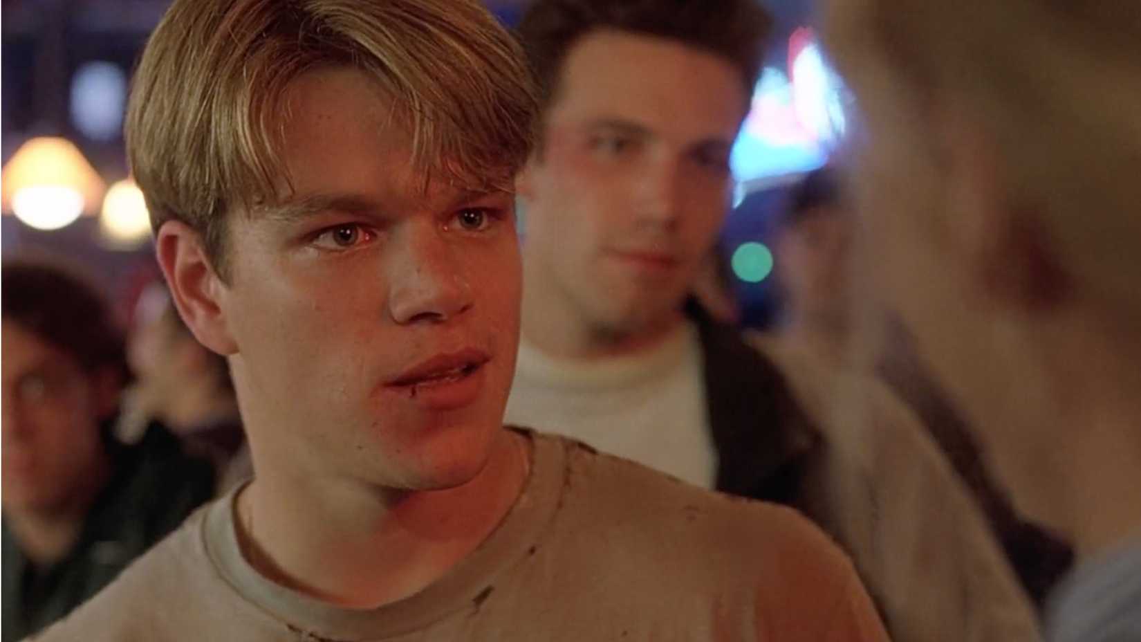 Matt Damon and Ben Affleck in Good Will Hunting