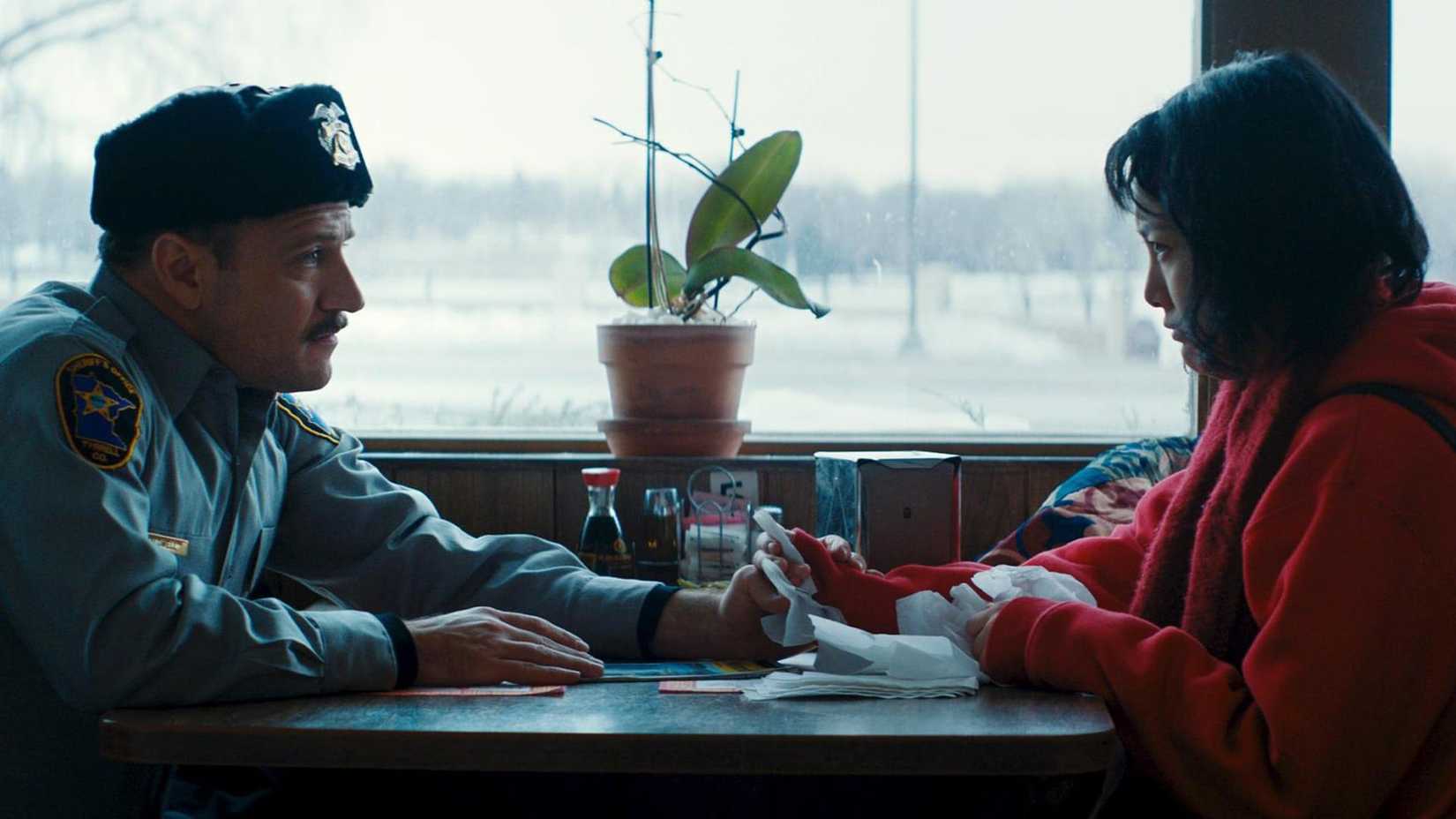 David Zellner and Rinko Kikuchi in 'Kumiko, The Treasure Hunter' (2014)