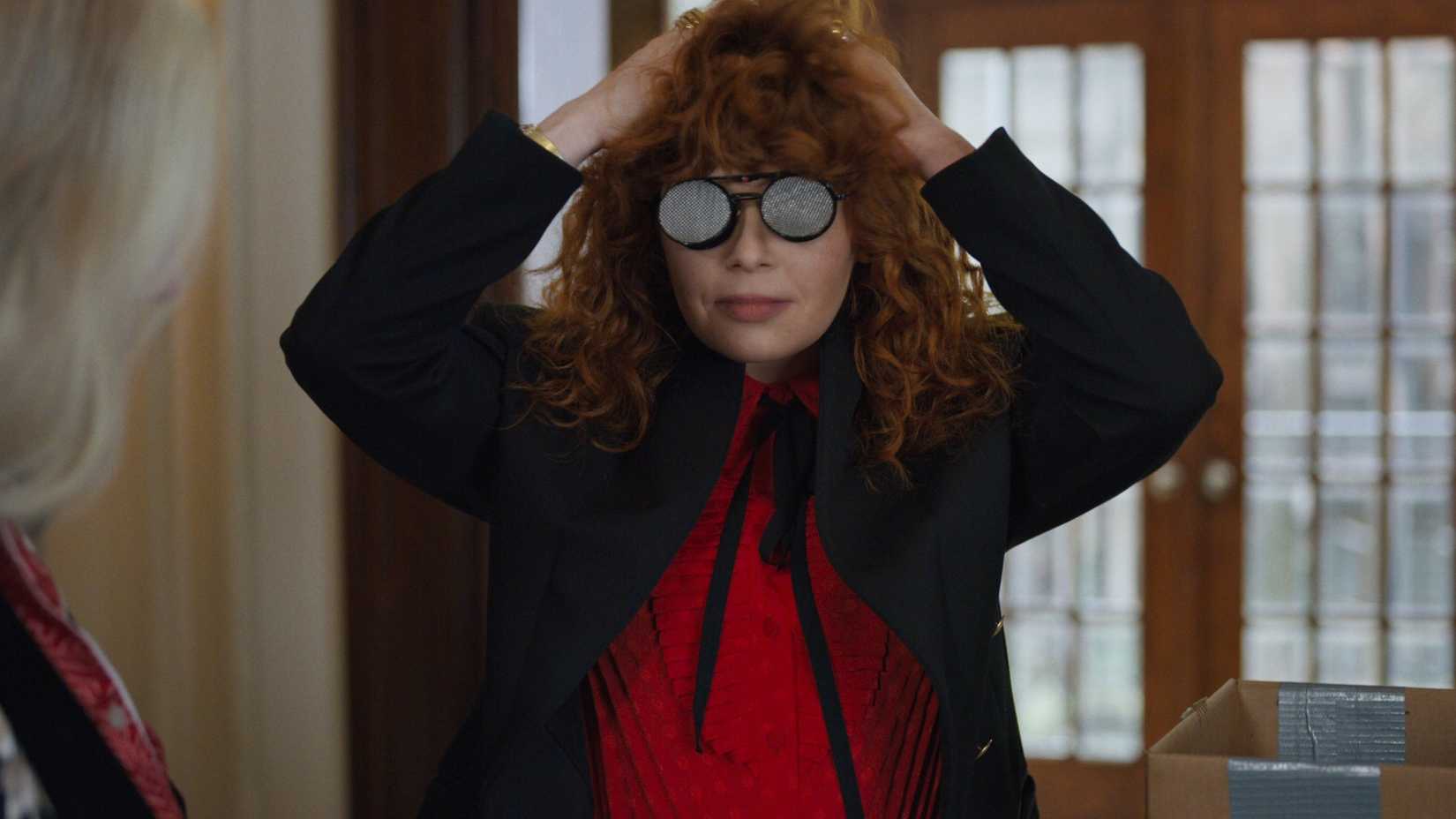 Natasha Lyonne as Nadia Vulvokov in Russian Doll