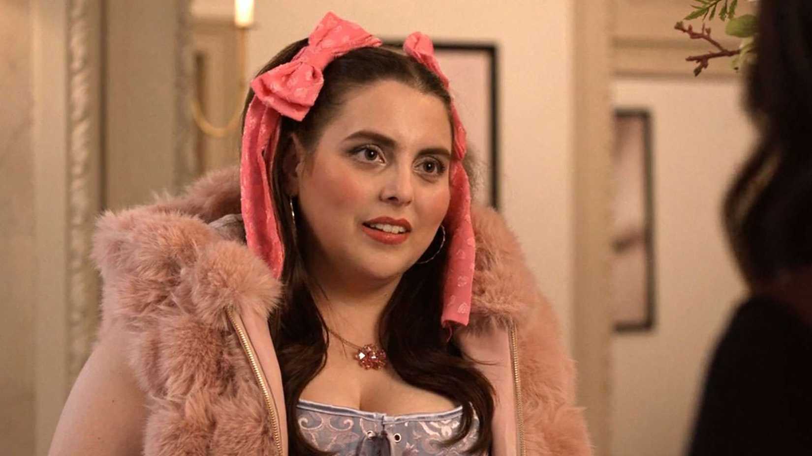 Althea smiling in Only Murders in the Building.