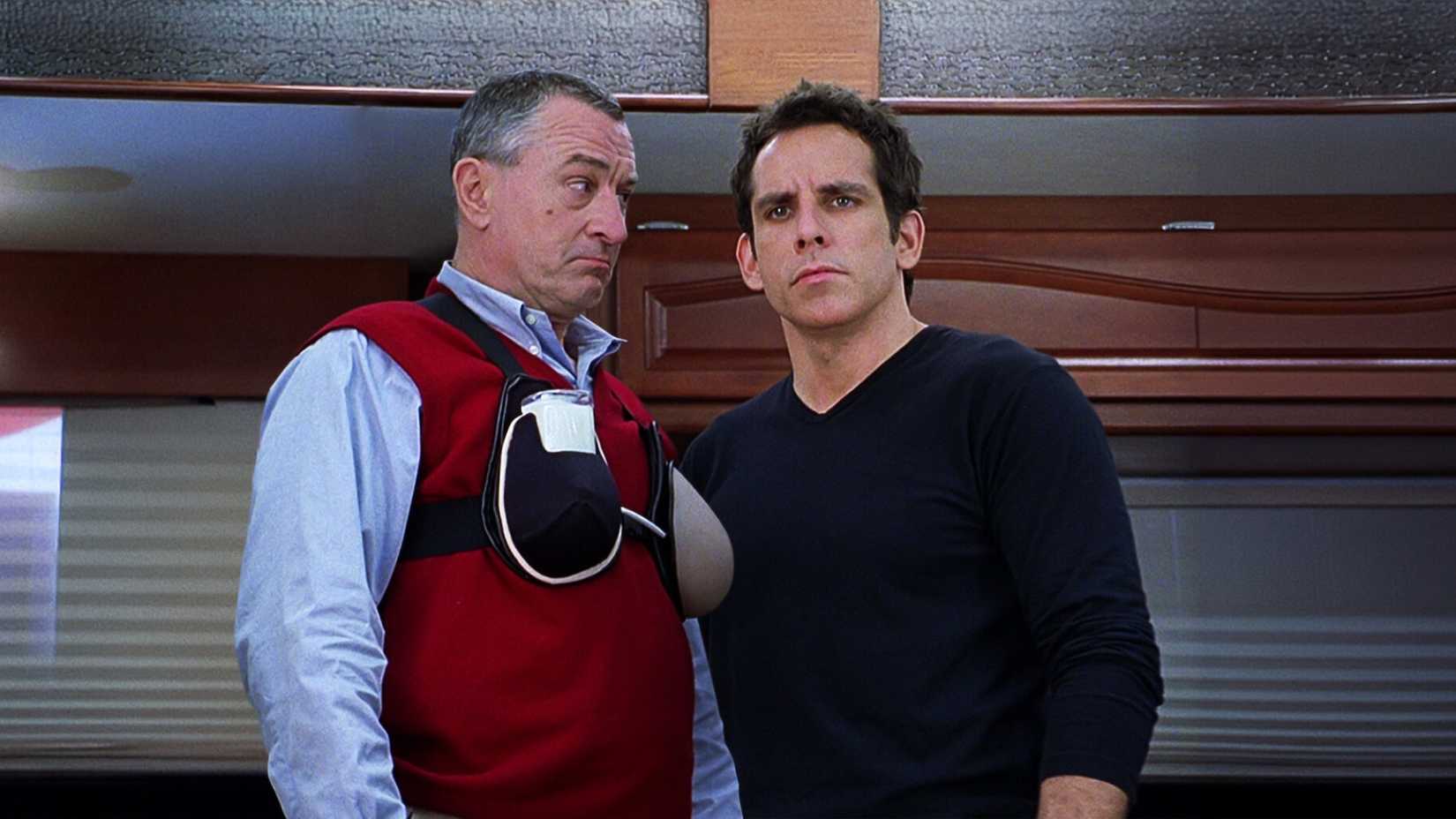 robert de niro and ben stiller in meet the fockers