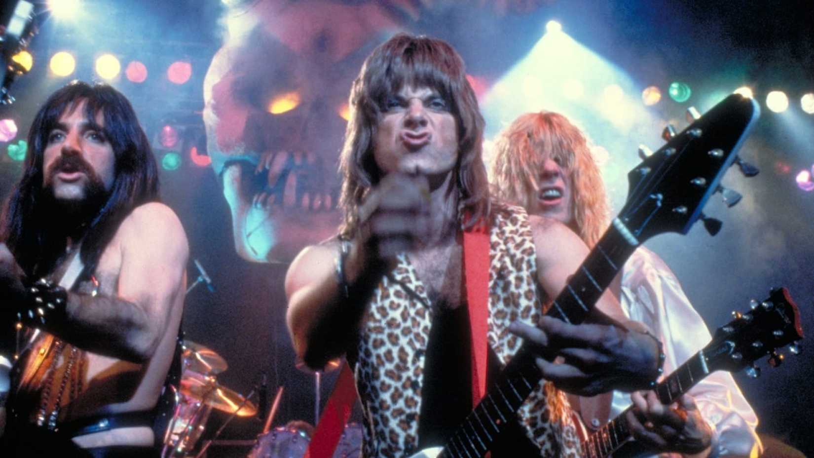The members of Spinal Tap perform at a concert in This Is Spinal Tap 