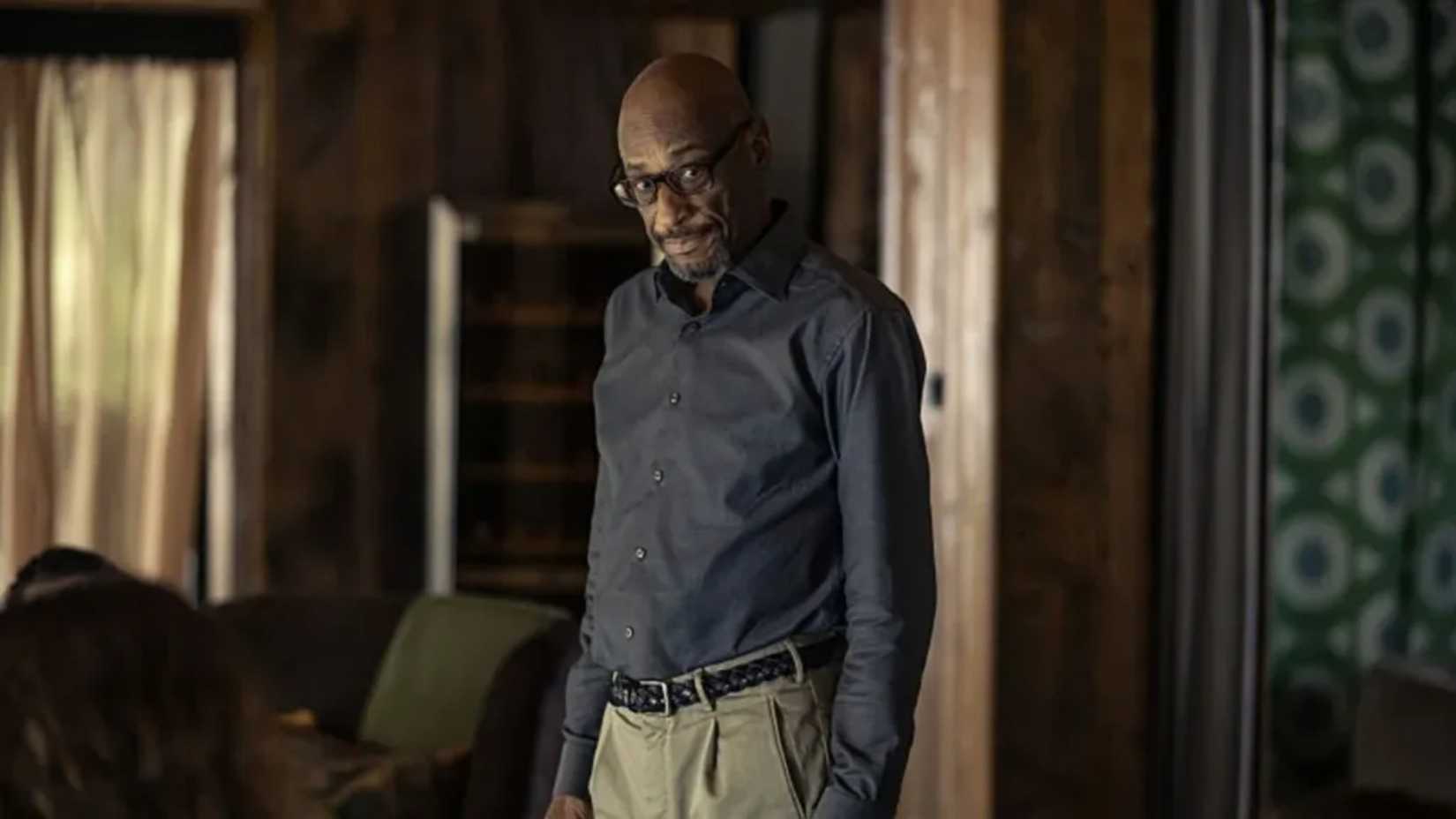 Dr. Lang stands in his office in NCIS: Tony & Ziva