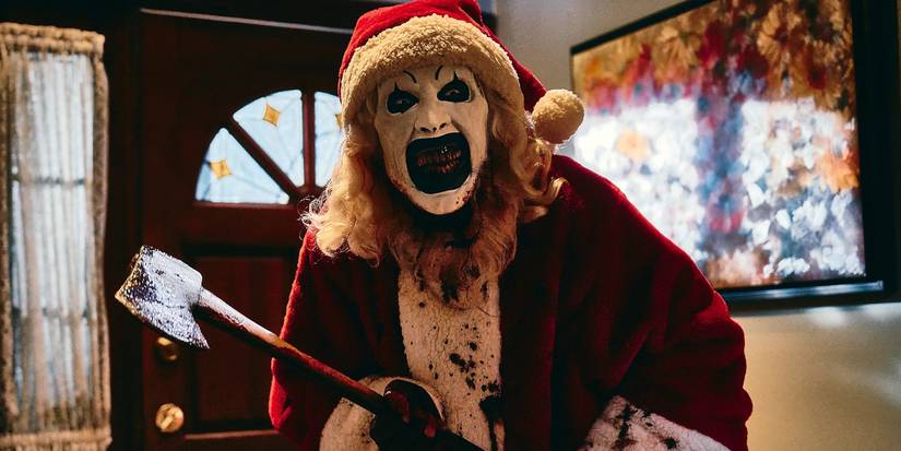 David Howard Thornton as Art the Clown in Terrifier 3.