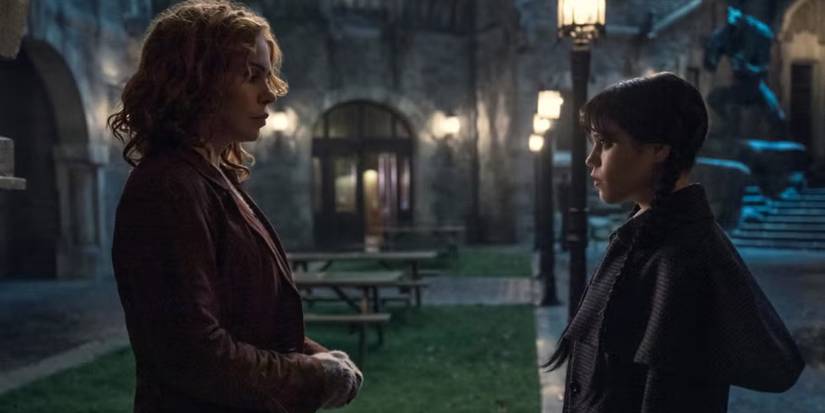 Isadora and Wednesday in Wednesday Season 2