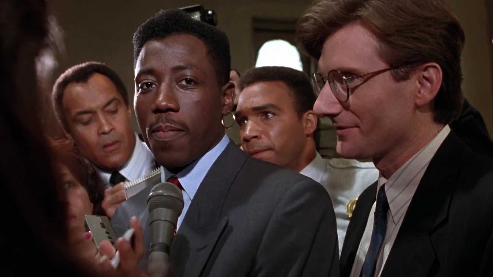 Wesley Snipes as the drug lord Nino Brown in New Jack City