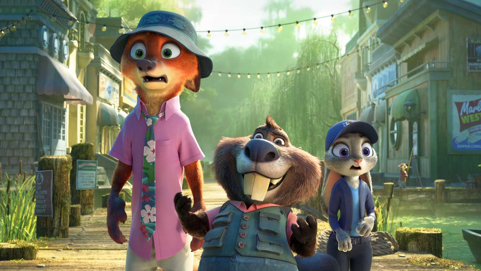 Nick, Judy, and Nibbles in Zootopia 2