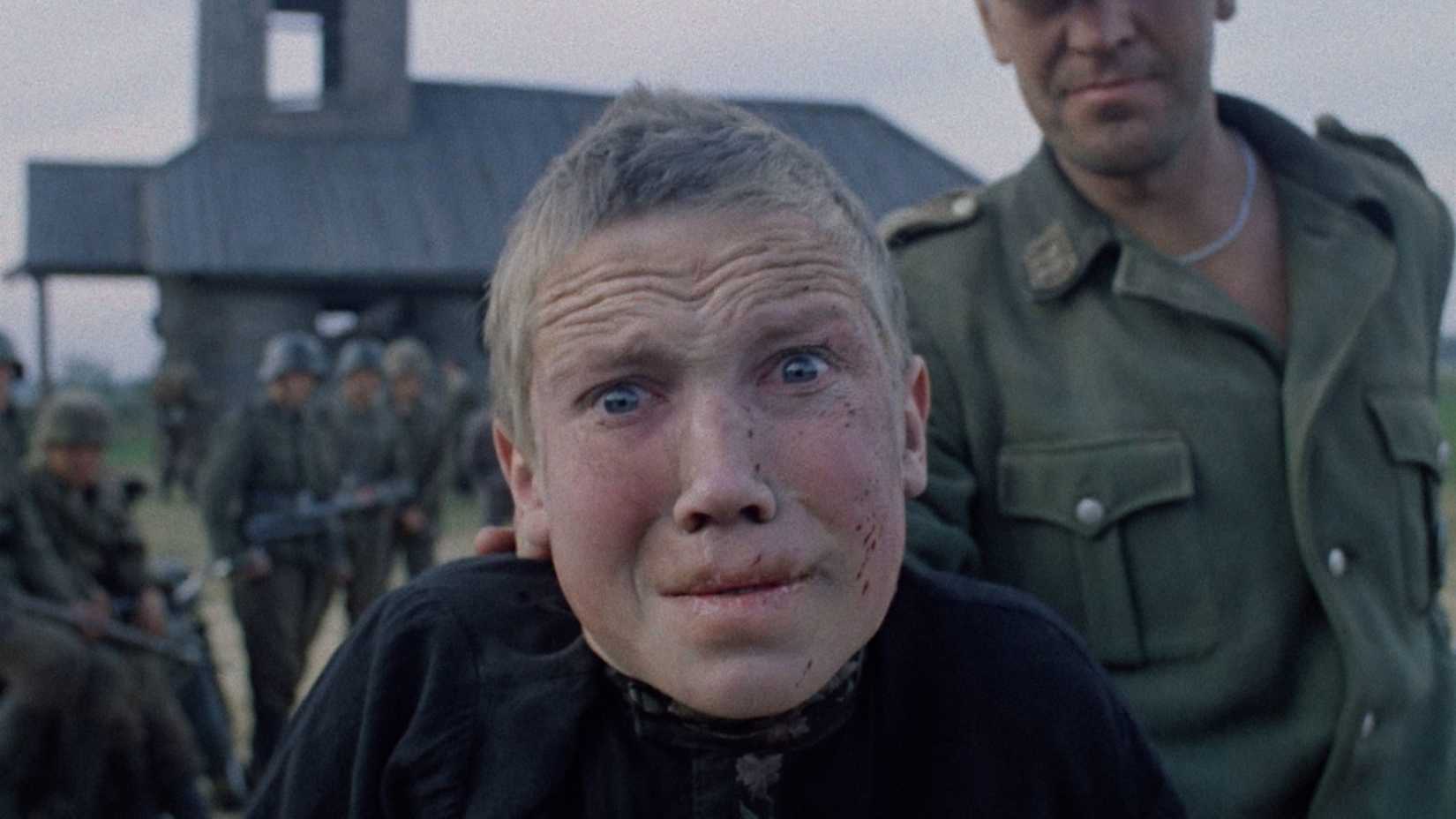Aleksei Kravchenko as a child soldier in Come and See