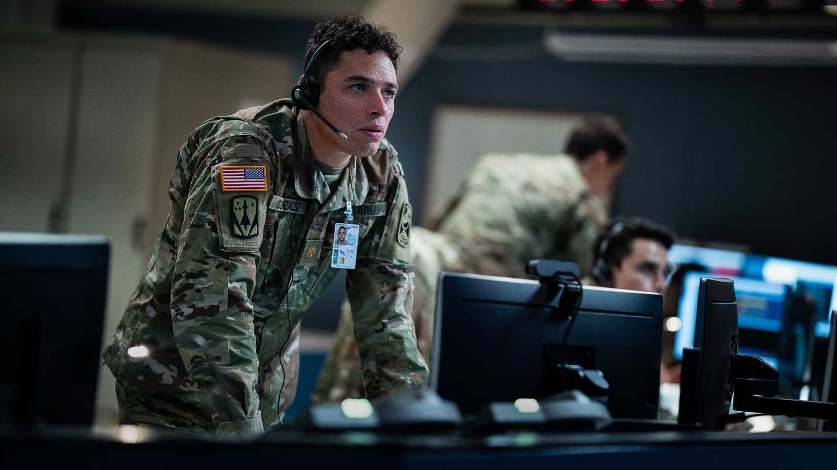 Anthony Ramos as Major Daniel Gonzalez in A House of Dynamite