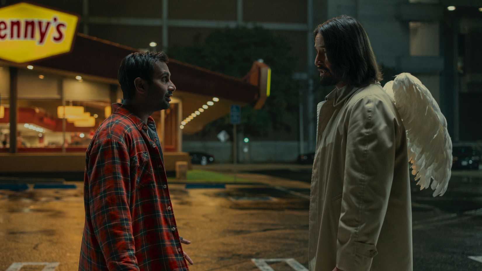 Aziz Ansari and Keanu Reeves in Good Fortune