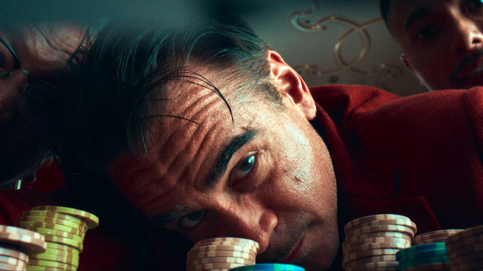 Ballad of a Small Player Colin Farrell close-up