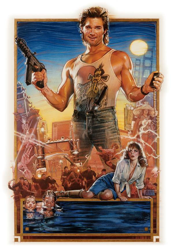 Big Trouble in Little China poster by Drew Struzan