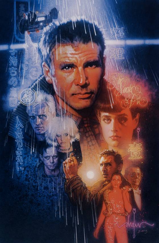 Blade Runner poster by Drew Struzan