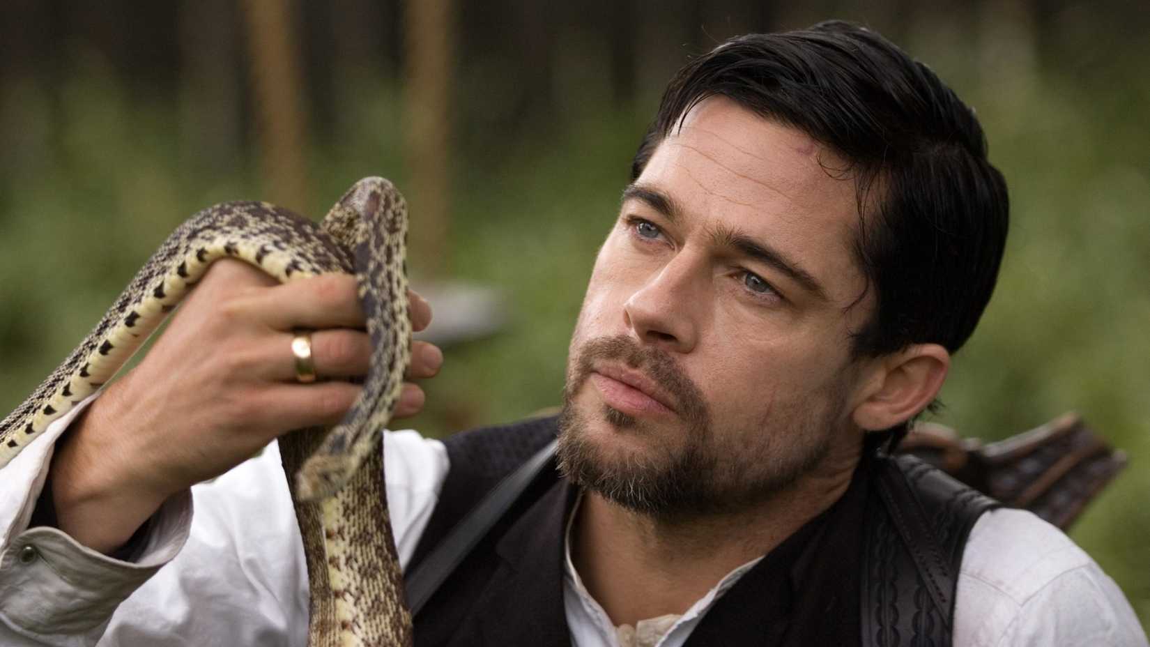 Brad Pitt violent western action assassination of jesse james by the coward robert ford streaming success